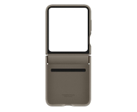 Samsung Flap ECO-Leather Cas do Galaxy Z Flip5 brązowe - 1158948 - zdjęcie 2